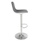 G21 Barová stolička Lima látková, gray