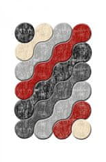 Conceptum Hypnose Koberec Arona 60x100 cm sivý/červený