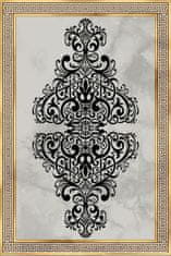 Conceptum Hypnose Koberec Malava 60x100 cm sivý/hnedý