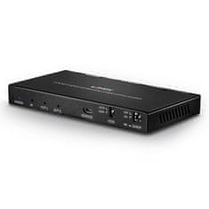 Lindy Video distribútor/splitter HDMI 1IN/2OUT UHD 4K (60Hz) 18G, Audio extraktor, Scaler, čierny