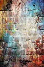 Conceptum Hypnose Koberec Crazy Wall 80x150 cm viacfarebný