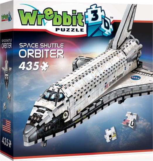 Wrebbit 3D puzzle Raketoplán Orbiter 435 dielikov