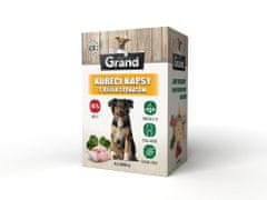 GRAND deluxe Dog kuracie, vrecko 300 g (4 pack)