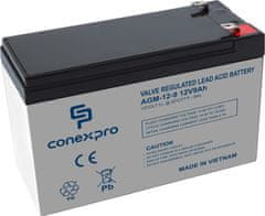Conexpro batérie AGM-12-9, 12V/9Ah, Lifetime
