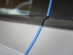 KIK Ochranná lišta na auto 5 m modrá univerzál