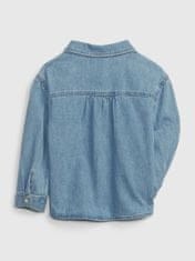 Gap Detská džínsová košeľa Washwell 2YRS