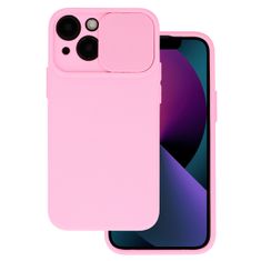 TopQ  Camshield Soft pre Iphone 14 Plus Light Pink