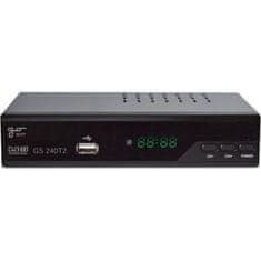 GoSAT DVB-T2 prijímač GS240T2 H.265 USB PVR