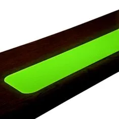 Grip Shop 7x Fluo (žiariace v tme - fotoluminiscenčné) protišmyková nálepka na schody, vaňu, sprchu 10cm x 61cm