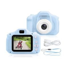 Cool Mango Detská digitálna video kamera, malý hračkový fotoaparát, 1080p, modrá