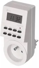 EMOS časovač – digitální spínací zásuvka TS-EF1 (P5501)