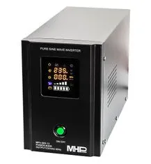 MHpower záložný zdroj MPU-800-12, UPS, 800W, čistý sínus, 12V