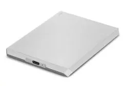 LaCie HDD Externý Mobile Drive 2.5" 4TB - USB 3.1 Type C, Strieborná