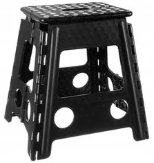  KX4404 Protišmyková skladacia stolička čierna