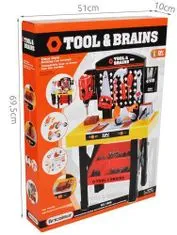 Iso Trade Kinderplay detská dielňa s náradím Tools & Brains