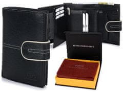 Alessandro Paoli Alessandro Paoli K76 Pánska kožená peňaženka RFID čierna