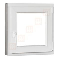 TROCAL Plastové okno | 120 x 90 cm (1200 x 900 mm) | biele | otváravé aj sklopné | pravé