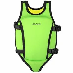 AGAMA Detská plavecká vesta zelená 3/6 rokov zelená (18/30 kg)