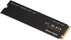 Western Digital HDD SSD WD Black SSD SN850X NVMe M.2 PCIe Gen4, M.2 2280 4TB (WDS400T2X0E)