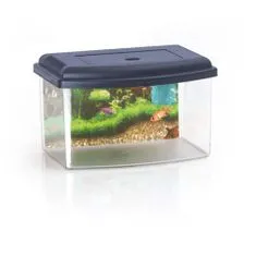 COBBYS PET Akvárium plastové 1, s krytom a pozadím 22x16x14cm 3l