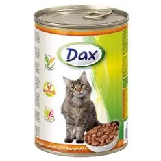 DAX konzerva pre mačky 415g s hydinou