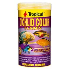 TROPICAL Cichlid Color 250ml/50g základné krmivo s vysokým obsahom bielkovín pre cichlidy