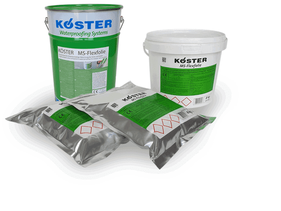 Köster MS Flex Foil - tekutá hydroizolačná fólia MS Polymér - oprava PVC fólie
