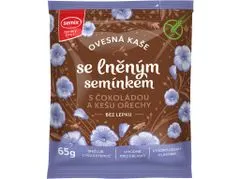 SEMIX Kaša s čokoládou, kešu orieškami a ľanovým semienkom 65g , Semix