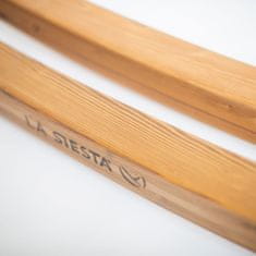 La Siesta Súprava hojdacích sietí s dreveným stojanom Green Bay Single