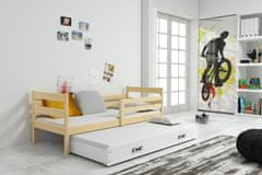 MôjNábytok Detská posteľ s prístelkou ERYK 2 | borovica