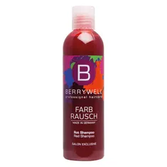 Berrywell Farebný šampón Red Shampoo Farb Rausch 251 ml - červený