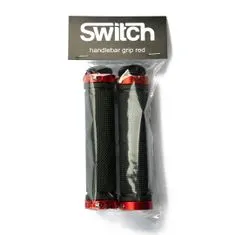 Switch Boards  Červené rukoväte gripy na bicykle a kolobežky - ľahký, mäkký a veľmi odolný