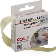 COLOP e-mark nalepovacia páska transparentná, 14mm x 8m