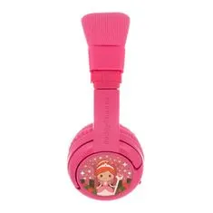 BuddyPhones Play+ detské bluetooth slúchadlá s mikrofónom, ružové