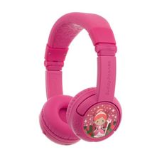 BuddyPhones Play+ detské bluetooth slúchadlá s mikrofónom, ružové