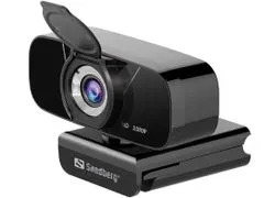 Sandberg Webová kamera, USB Rozprávať Webcam 1080P HD, čierna