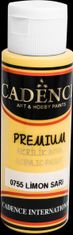Cadence Akrylová farba Premium - žltá / 70 ml
