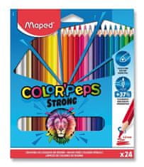 Maped - Bezdrevé pastelky Color'Peps Strong 24 ks