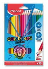 Maped - Bezdrevé pastelky Color'Peps Strong 18 ks