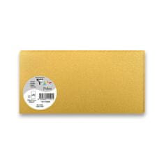 Clairefontaine Farebná listová karta 106 x 213 mm do DL obálok, 25 ks zlatá, DL