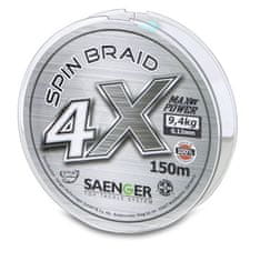 Specitec Saenger šnúra 4 X Spin Braid 150 m/ 0,12mm
