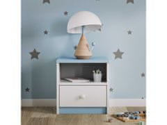 Kocot kids Detský nočný stolík Babydreams 40 cm modrý