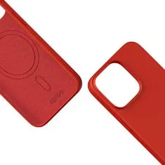 EPICO silikónový kryt pre iPhone 14 Pro s podporou uchytenia MagSafe – tmavočervený, 69310102900001
