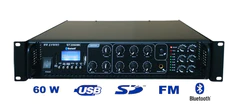 RHsound ST2060BC/MP3+FM+IR, 100V rozhlasová ústredňa, 60W