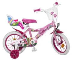 Toimsa Bicykel detský Fantasy ružový/biely 14""