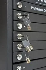 Port Designs PORT CONNECT CHARGING CABINET 10 UNITS individual door lock, čierny