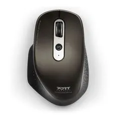 Port Designs PORT CONNECT Office executive rechargeable bluetooth combo, bezdrôtová nabíjacia myš, čierna