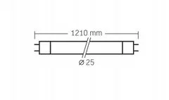 VIDEX LED trubica T8 - 120cm - 18W - studená biela