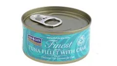 Fish4Cats Konzerva pre mačky Finest tuniak s krabom 70 g