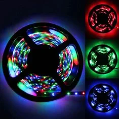 AUR RGB LED pásik s diaľkovým ovládaním - 5 metrov